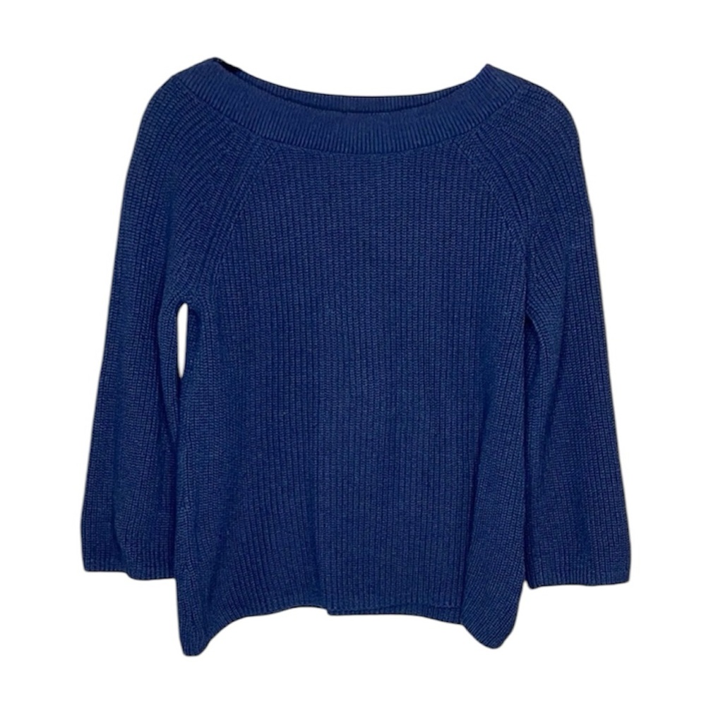 Reitmans The Short Cut Cotton Knit boatneck sweater